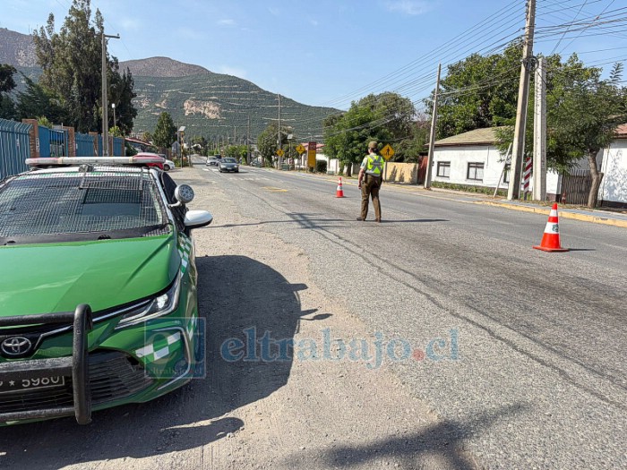 Operativos de controles y fiscalizaciones realizó Carabineros, Senda y la DPP.