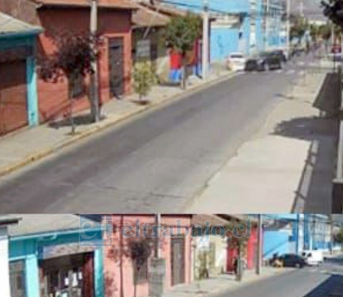 El residente ha registrado, a través de su cámara de seguridad, la gran cantidad de accidentes que se han producido en el lugar.