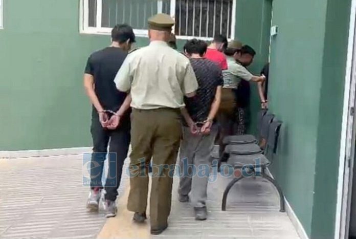 Cinco delincuentes fueron detenidos por estos delitos.