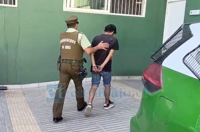 Este es el delincuente que fue detenido por robo en San Felipe.