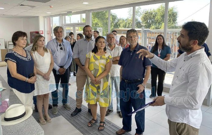 Autoridades visitaron la obra de construcción del SAR.