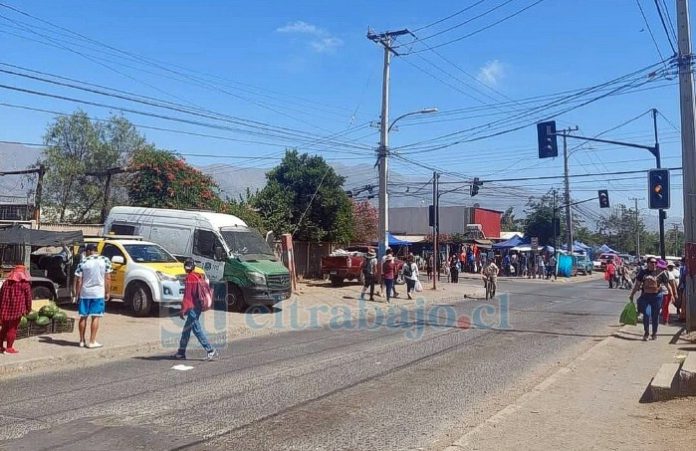 Seis detenidos en fiscalización en la feria de Diego de Almagro.