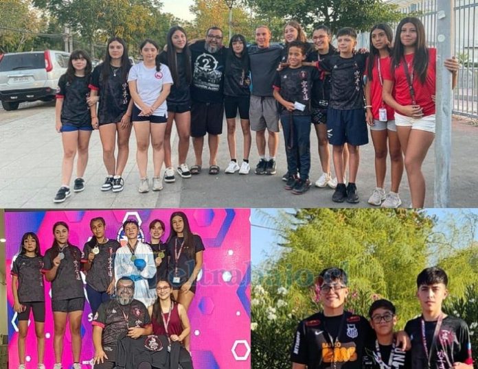 Integrantes del Team Dragones Blancos de Llay Llay destacaron en el Campeonato Nacional de Karate 2026, realizado en el Polideportivo del Estadio Nacional logrando varios podios.