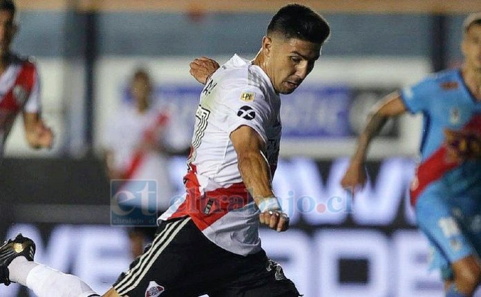 Agustín Fontana cuando jugaba en River Plate.