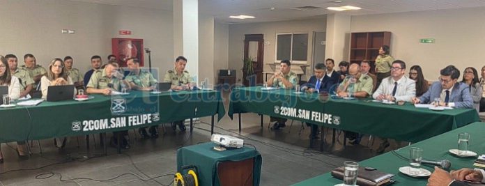 Carabineros realizó la primera sesión de STOP junto a los nuevos delegados provinciales.