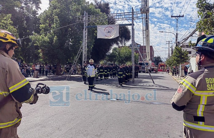 Las actividades continuarán durante marzo con una competencia bomberil y una feria de artículos bomberiles programadas para el día 28.