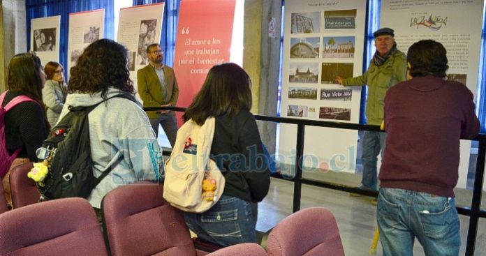 Muestra sobre Víctor Jara ya se exhibe en la UPLA.
