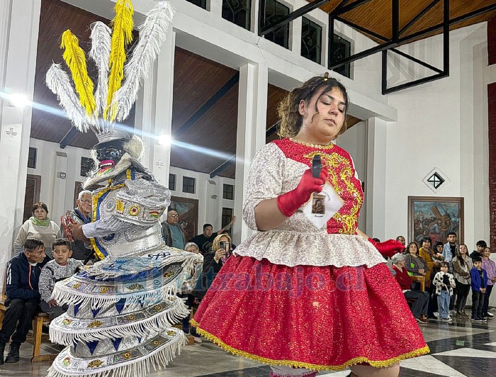 Los ensayos del baile religioso se realizan en la Parroquia Virgen de Andacollo de San Felipe, con el apoyo de la comunidad parroquial.