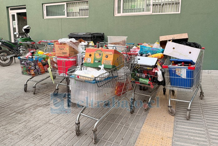 Estos eran parte de los alimentos que se vendían sin ninguna medida sanitaria.