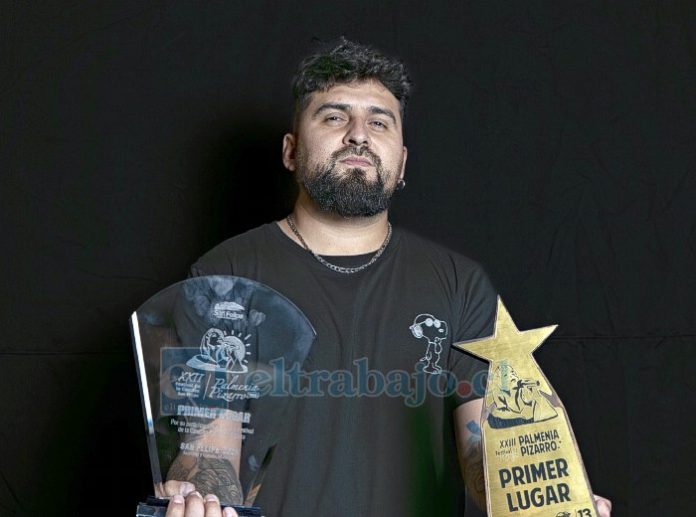 Nicolás Becker, músico y productor sanfelipeño, ha destacado en el Festival Palmenia Pizarro, donde ha obtenido dos triunfos consecutivos.