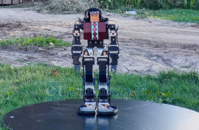 Robot Karün, con el que la delegación aconcagüina competirá en Japón.