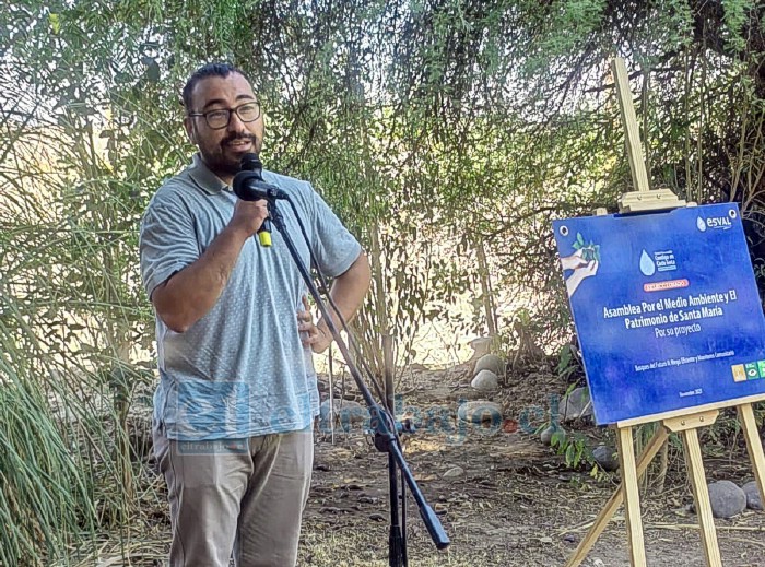 Jaime González, presidente de la Asamblea Territorial de Santa María.