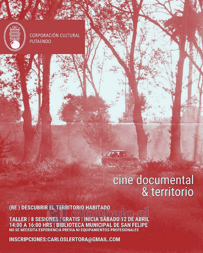 El taller contempla ocho sesiones y finalizará con la realización y exhibición de cortometrajes.