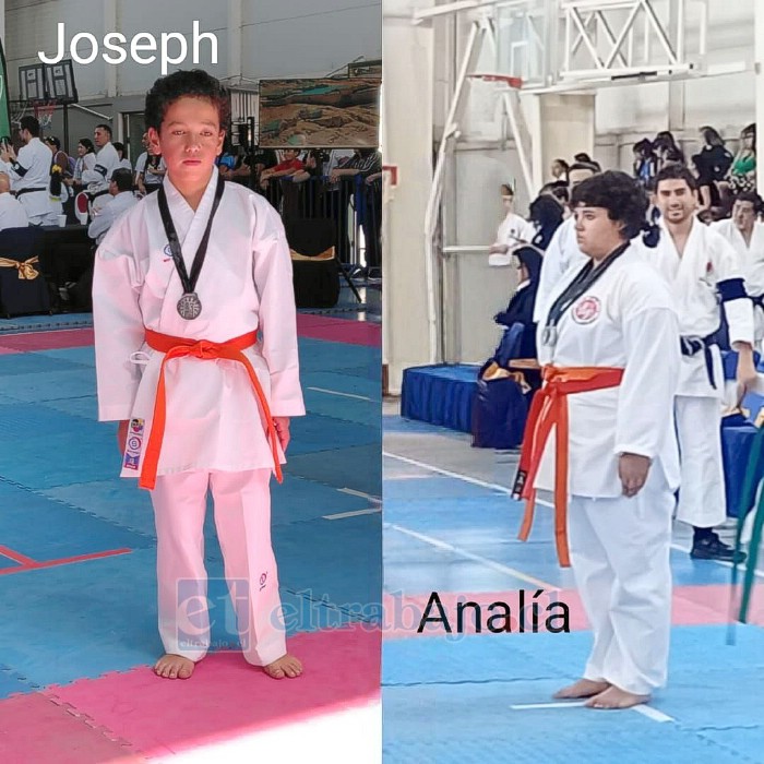 Joseph Noguera y Analía Valenzuela representaron con éxito a la escuela en la categoría promocional del campeonato nacional.