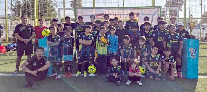 Niños de distintas comunas de la provincia participan en el torneo que se desarrollará durante todo el año.