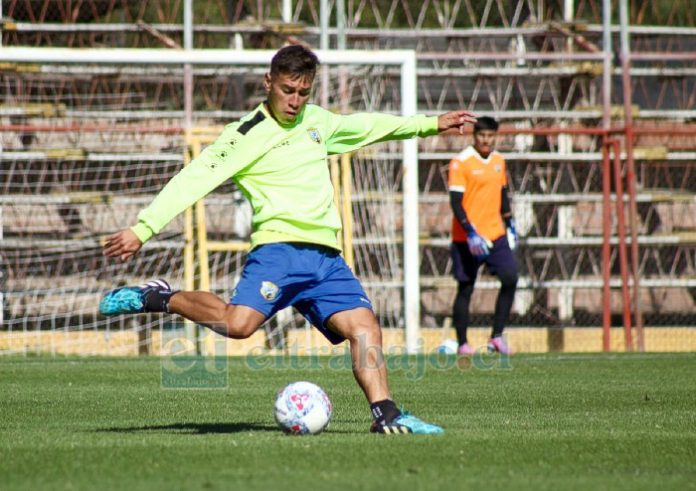 Los andinos entrenaron ayer en el Estadio Municipal de San Felipe.