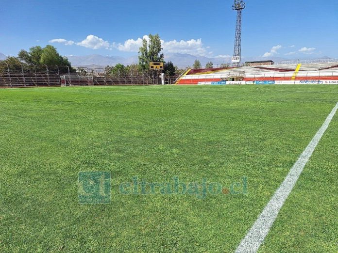 Resiembra del Estadio Municipal avanza de manera óptima.