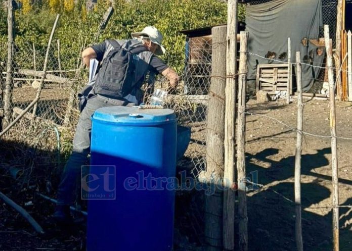 Realizan fumigación en San Esteban por el hallazgo de huevos del Aedes Aegypti.