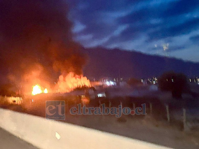 Cinco viviendas destruidas en un nuevo incendio en la Toma. 