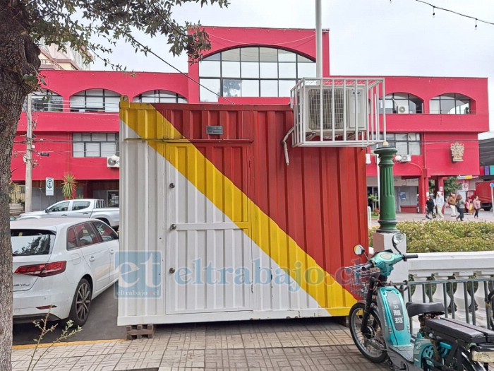 Este es el dispositivo habilitado para vacunación contra la influenza en la Plaza de Armas.