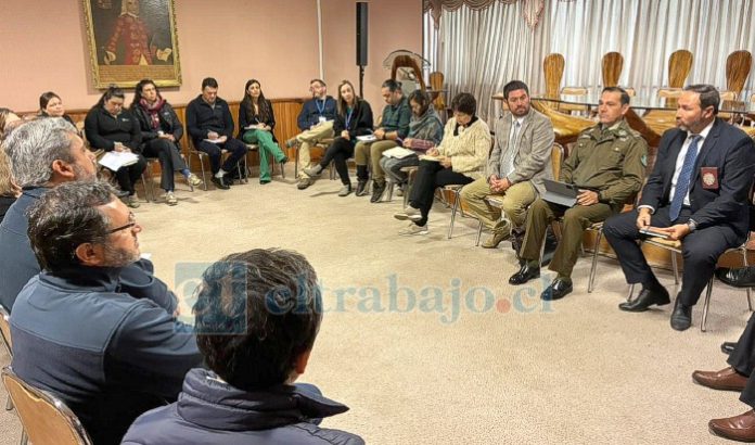 Realizan nueva reunión por desalojo de la Toma de San Felipe.