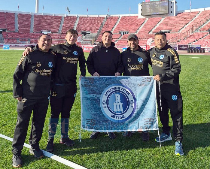 Entrenadores de la Academia Metegol de Santa María.