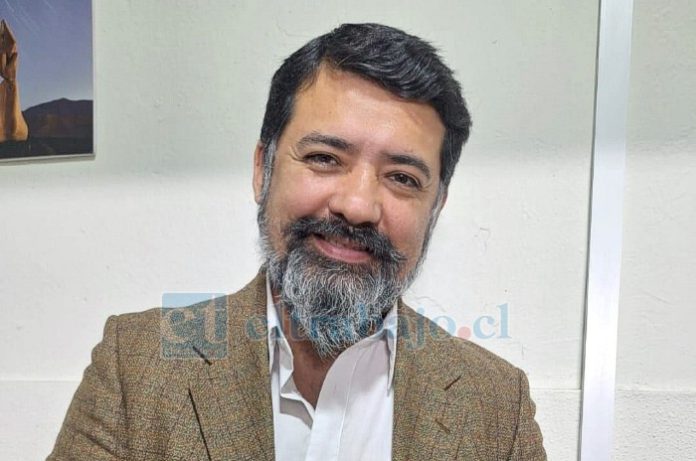 Jorge Gaete, representante de la agrupación cultural Mundo Antiguo Aconcagua.