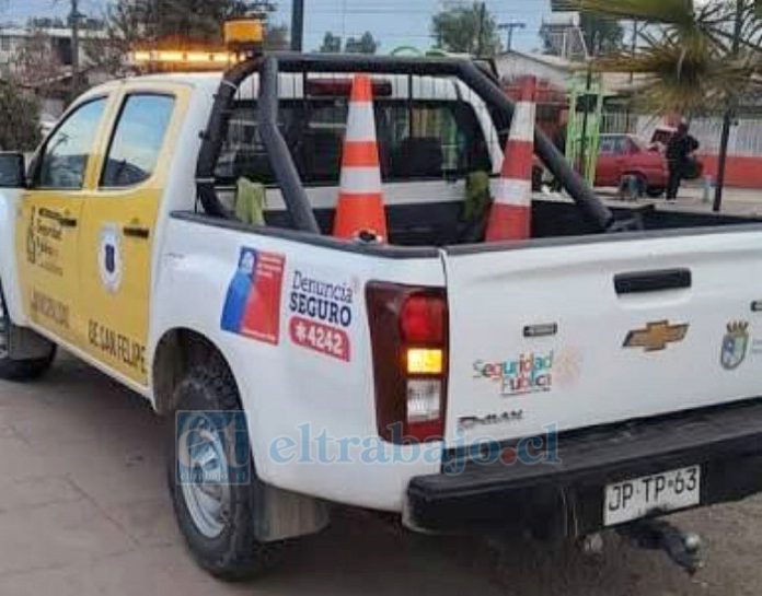 Funcionario de la Dirección de Seguridad Pública resultó con una herida en su cabeza en una fiscalización.