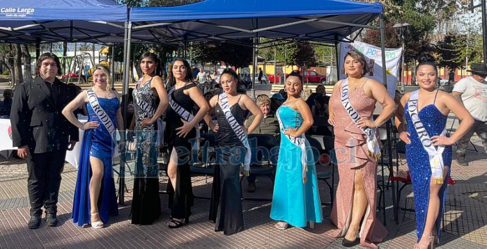 Candidatas de la primera edición de Miss Calle Larga.