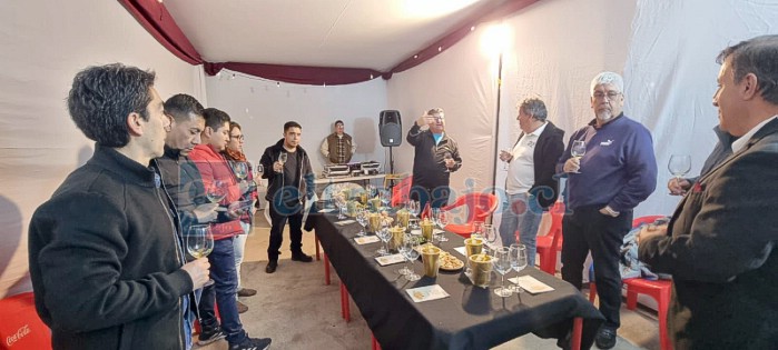 Parte de los presentes a esta innovadora actividad.