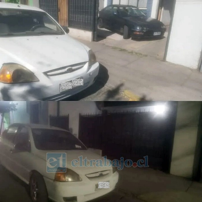 El vehículo permaneció por más de ocho horas bloqueando la salida de la vivienda de la vecina en pleno centro de San Felipe.