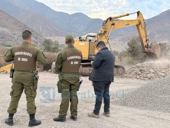 Equipos de Seguridad Municipal y Carabineros resguardaron el proceso.