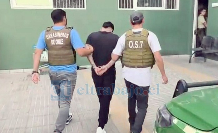 Delincuente involucrado en homicidio de 2024 fue detenido por Carabineros. 