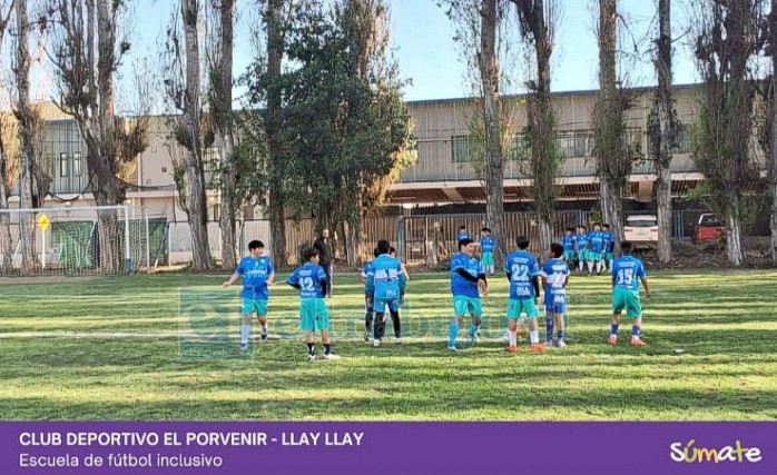 Proyecto de escuela de fútbol inclusivo del Club Deportivo El Porvenir de Llay Llay.