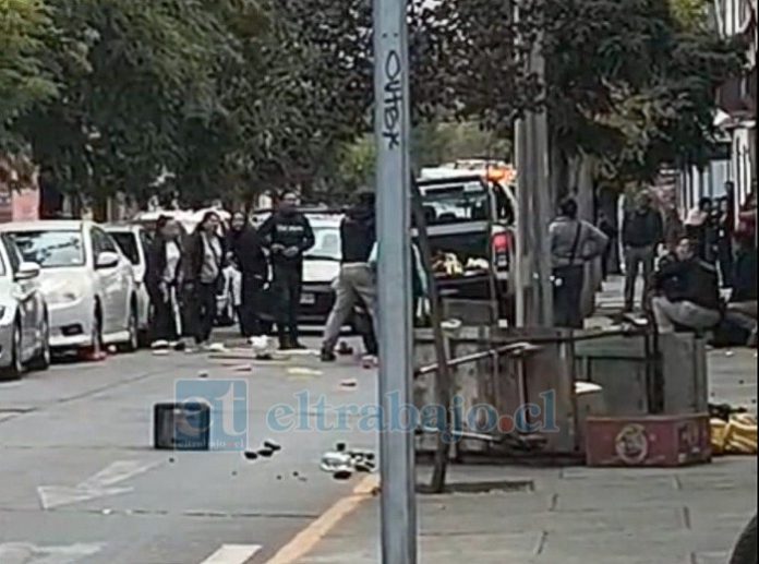 Así terminó este nuevo operativo contra el comercio ambulante.