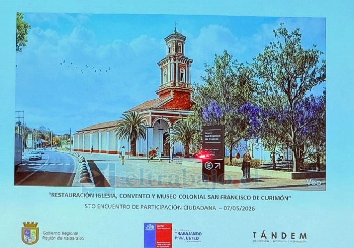 Ingresan del proyecto de restauración de la Iglesia de San Francisco de Curimón.