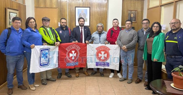 Delegado provincial se reunió con los representantes de los trabajadores de los gremios de la salud.