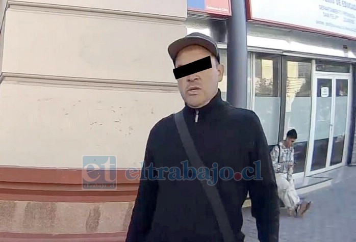 Este es el sujeto detenido nuevamente. 