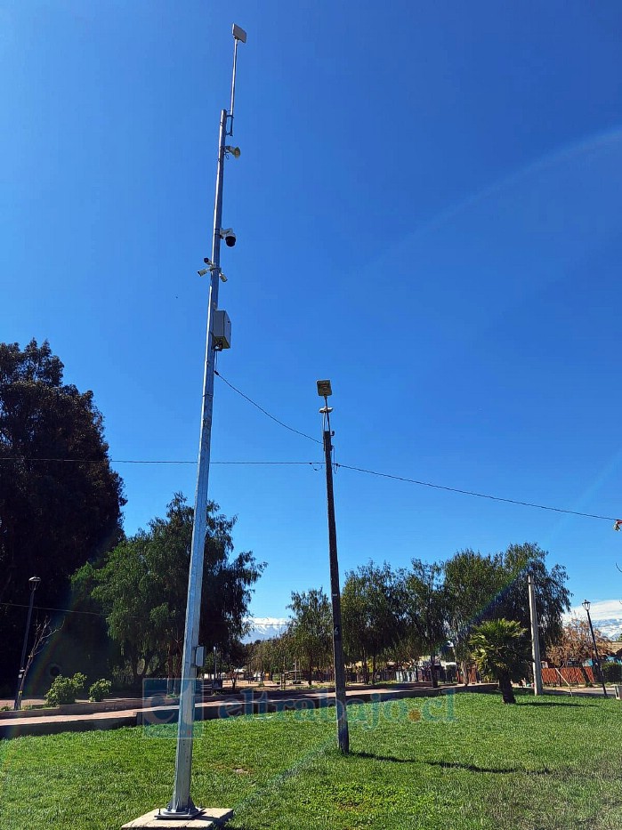 Municipio fortalece circuito de cámaras de televigilancia.
