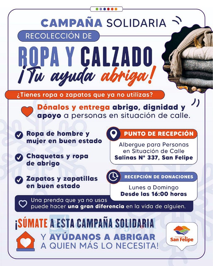 Información oficial respecto a la colecta.