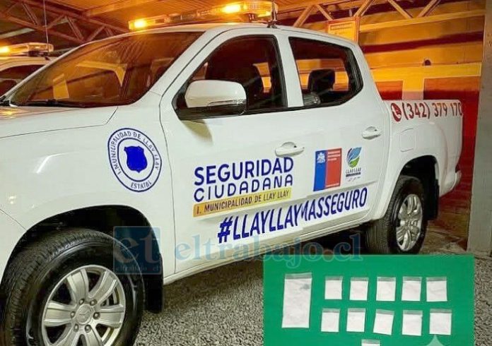 Seguridad Ciudadana de Llay Llay detuvo a delincuentes e incautó droga.