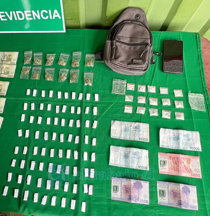 Drogas, dinero en efectivo y otros elementos fueron incautados.