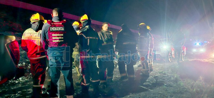 La joven fue hallada en Panquehue a eso de las 22:30 horas.