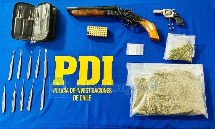 Esta es la evidencia recuperada por la PDI.