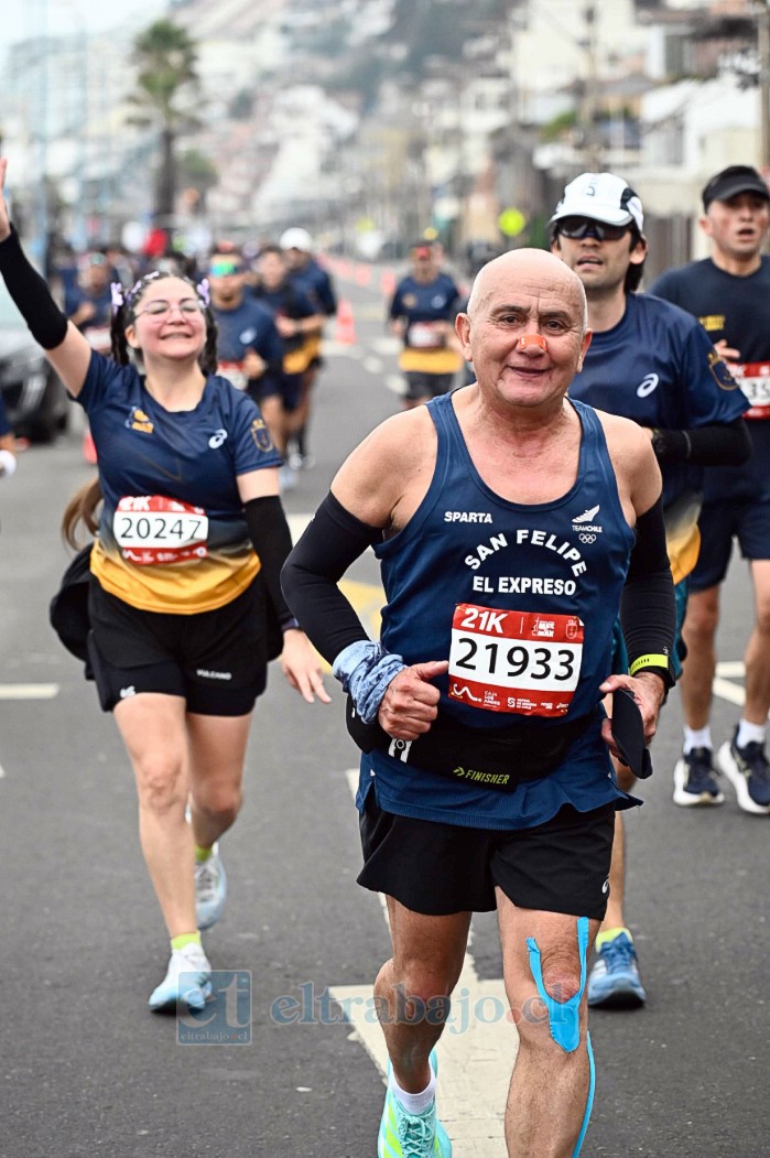 Jorge Estay compitió y disfrutó con su incursión en la corrida viñamarina. 