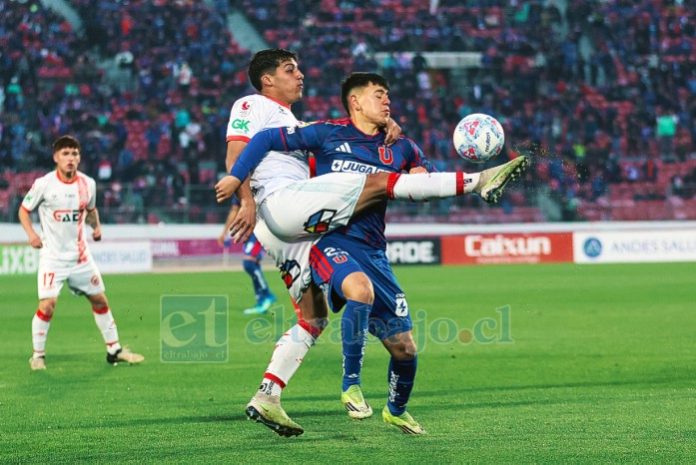 Unión San Felipe solo se dedicó a resistir a un cuadro de mayor jerarquía como la ‘U’ (Foto: Gentileza Comunicaciones Universidad de Chile).Pie de foto: Partido