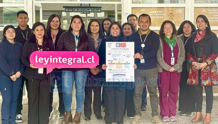 Mesa Provincial de Género junto a los equipos de salud.