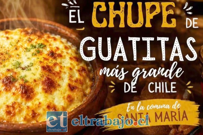 Hoy será el tradicional ‘Chupe de Guatas’ en Santa María.