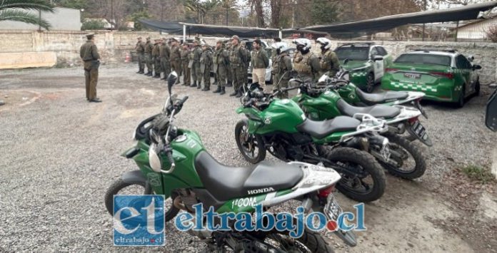 Tres detenidos fue el saldo del despliegue especial.