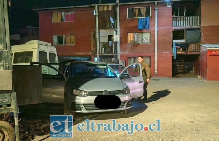 Este es el vehículo recuperado. 